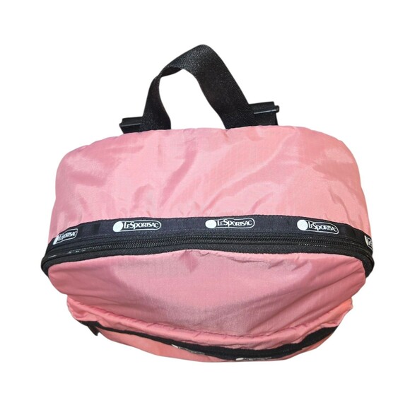 LeSportSac Mini Route Backpack Pink & Black Ripstop 11\